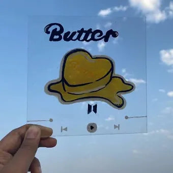 Porpoise Acrylic Sheet 3mm Transparent 6"x6" for Glass Painting High Glass