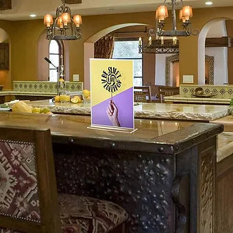 Acrylic display stands