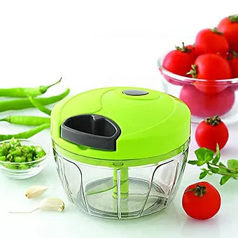 Anjali Manual Easy Choppy / Onions, Vegetables Steel Blades 650 ML Capacity ,G