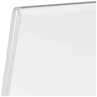 Porpoise A6 (4*6 inch) Acrylic Menu Sign Holder L Shape Portrait Style