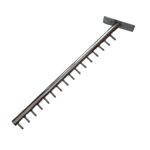 Porpoise16 Pin Stainless Steel Display Hooks Wall Hanger for Clothes Kitchen,Shop, Boutique, Dining Hall, Showroom, Storage Room, Wardrobe,Supermarket Shoe Stand Indoor Outdoor