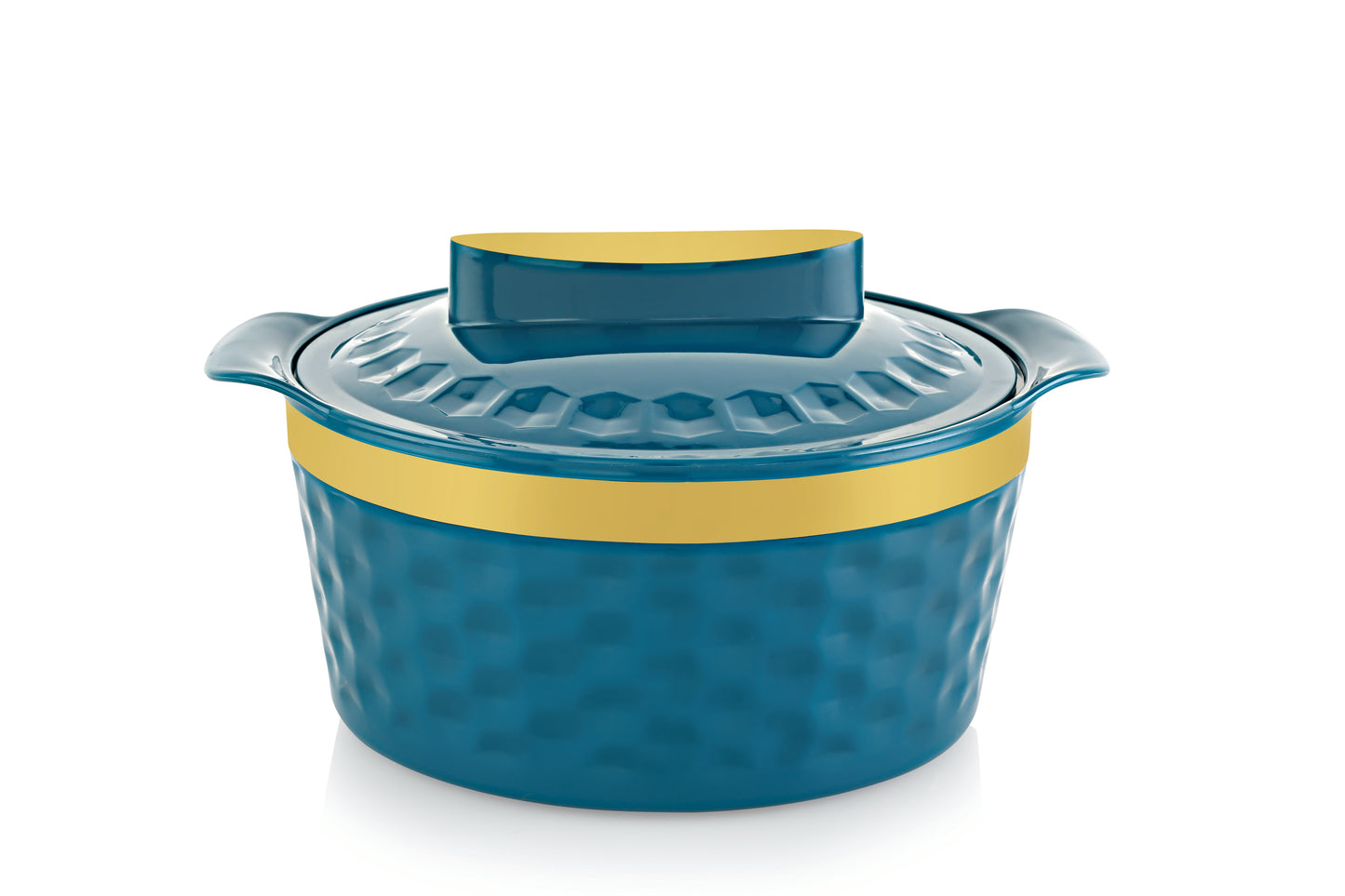 Rolon Spice 3000 Casserole| Stainless Steel Insulated Casserole| 1400 ml| Mirror Finish Non magnestic| 3 colours - Cream, Blue, White