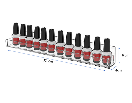 Acrylic Wall Shelf, Floating Wall Ledge Shelf, Invisible Shelf, DIY, 32*6*4