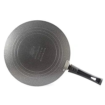 Anjali Stainless Steel Non-Stick Roti Tava, 27.5cm (Black)