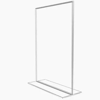 acrylic display stand a4 paper holder