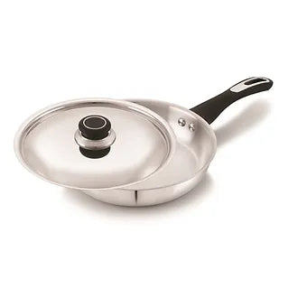 Anjali Fiesta Pro 3pc Stainless Steel Cookware Set with Sauce pan, Fry Pan and K