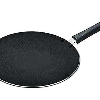 Anjali Stainless Steel Non-Stick Roti Tava, 27.5cm (Black)