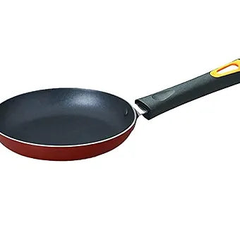 Anjali Non-Toxic Coating Aluminium Mini Tapper Pan (16.51 cm, Red Matte)