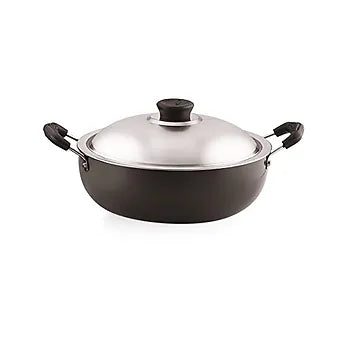 Anjali Aluminium Non Stick 4 Pieces Combo Black