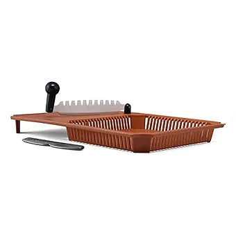 Anjali - Deluxe Fantastique Plastic Vegetable and Fruit Cutter - Brown/Silver