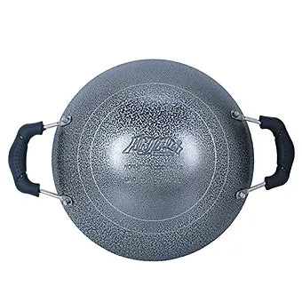 Anjali Non-Stick Appam Chetty with Stainless Steel Lid, 21cm