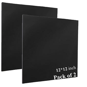 Porpoise DIY SHEET (2, Pack of Black 12 * 12 inch)