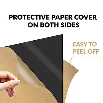 Porpoise DIY SHEET (2, Pack of Black 12 * 12 inch)