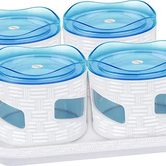 Porpoise Plastic Dry Fruit Box With Lid, Serving Tray, Storage Container - 2000m