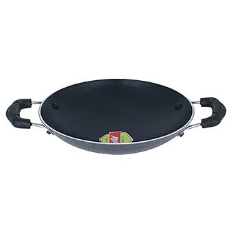 Anjali Non-Stick Appam Chetty with Stainless Steel Lid, 21cm