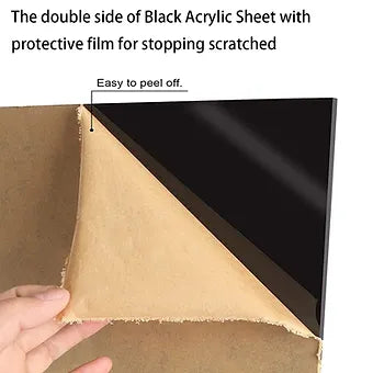 Porpoise DIY SHEET (2, Pack of Black 12 * 12 inch)