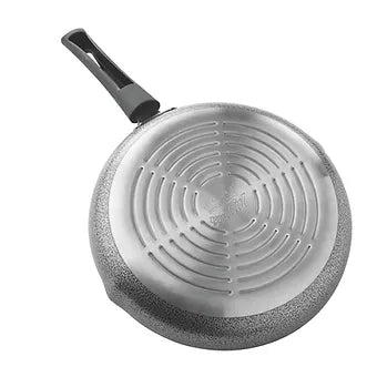 Anjali Diamond Dura Non Stick Grill Taper Pan 245mm, Aluminium, Grey