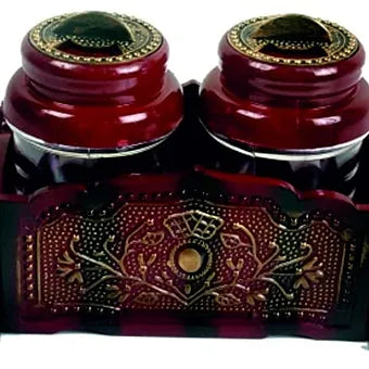 Porpoise Salt Pepper Shaker Spice Holder (Red Hot) Set Holder Dispensers