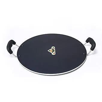 Anjali Platinum Flat Multi Deluxe Tawa No 11, Black, Standard