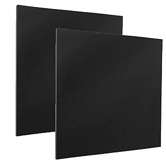 Porpoise Acrylic Sheet 3mm 12"x12 " Glass Painting High Glass (Black)