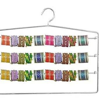 Porpoise Multi Tier Cloth & Bangle Steel Hanger Multipurpose Hanger Organizer Ho