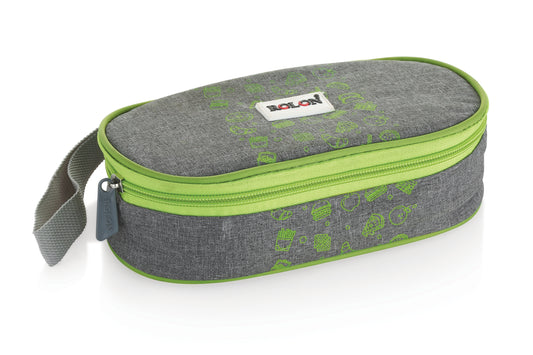 Rolon Lunch Mate 2|1 Soft lunch pouch & 2 Medium size container|Easy to Carry | Leak Proof | Insulated Tiffin