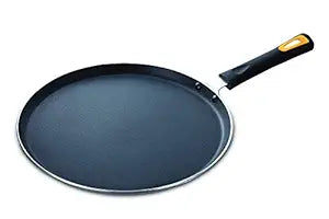 Anjali Diamond Dura Aluminium Non Stick Dosa Tawa 28/29/30cm, Black