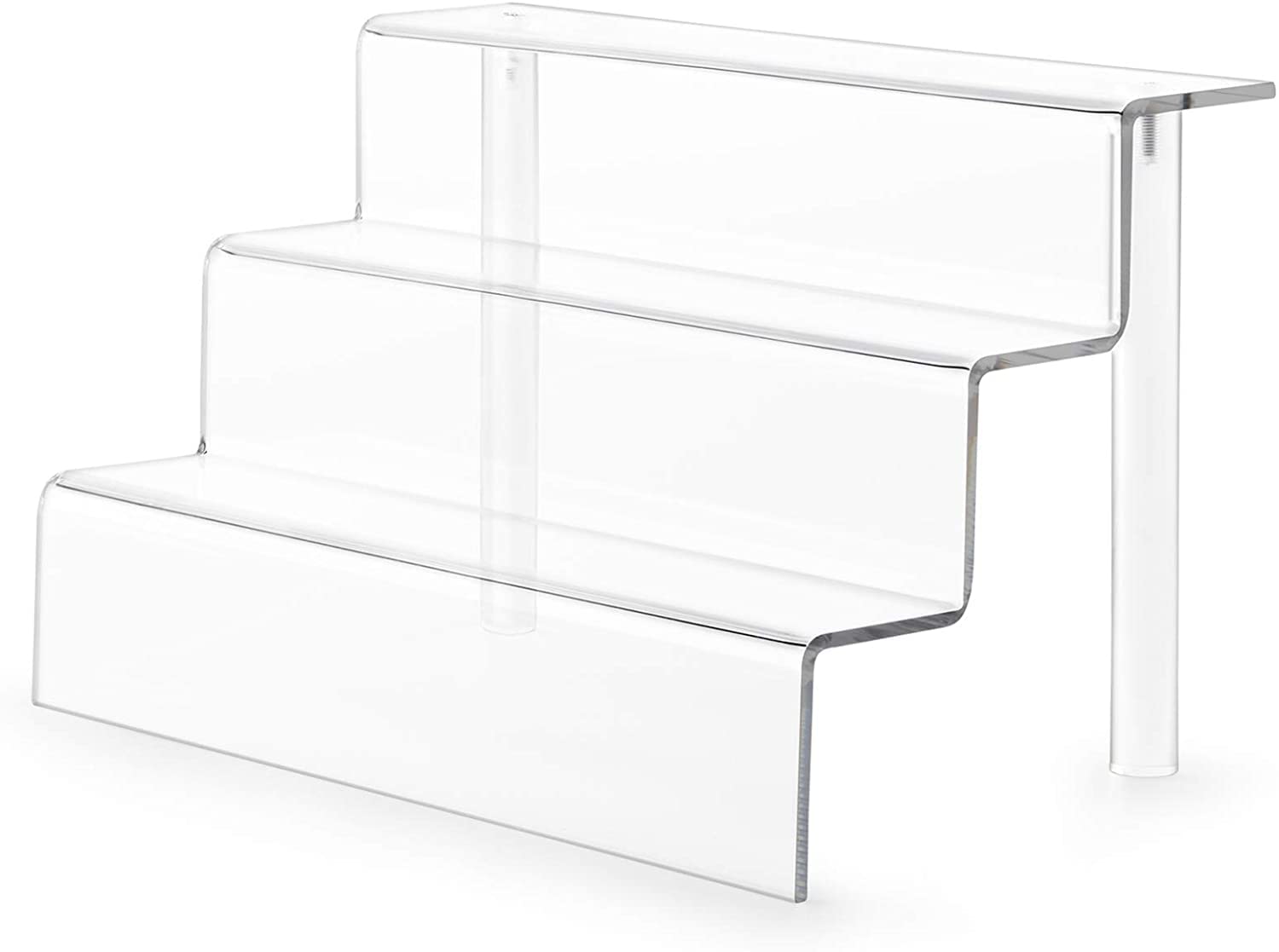 plastic display stand 3 step