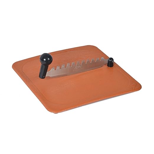 Anjali - FC04 Fantastique Plastic Vegetable and Fruit Cutter ( Large , Brown/Sil