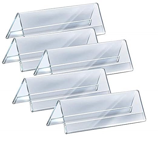 V Shape Acrylic Name Holder