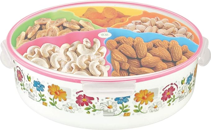 PORPOISE DryFruit Storage Container Multicolored With Lid Small/Medium/Big/Jumbo