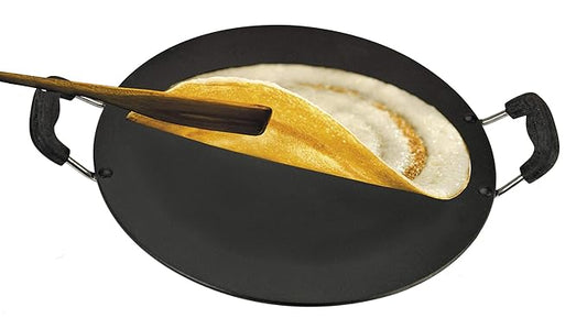 Anjali Platinum Flat Multi Deluxe Tawa No 11, Black, Standard