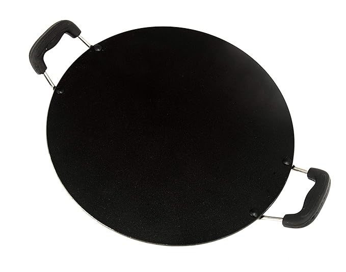 Anjali Platinum Flat Multi Deluxe Tawa No 11, Black, Standard