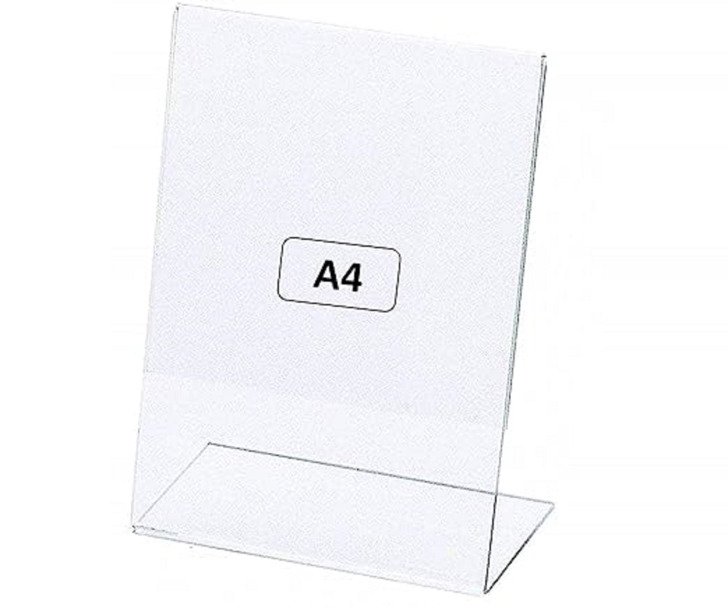 Acrylic Display Stand Card Holder A4 size Paper Holder Stand of 3 mm each