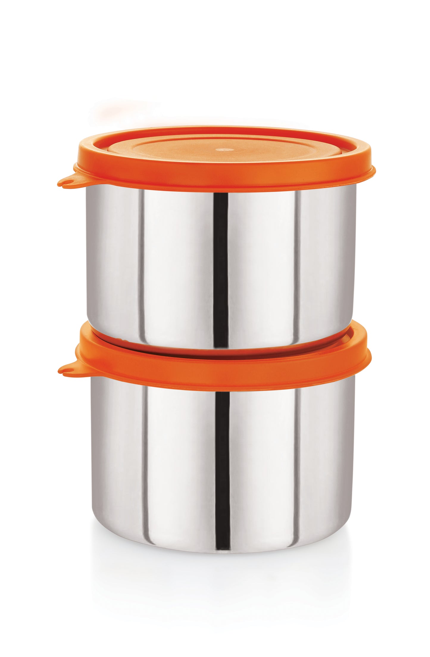 Rolon Lunch Mate 2 Big | 1 Soft lunch pouch & 2 Big size container| Mirror finish container | Freezer Safe