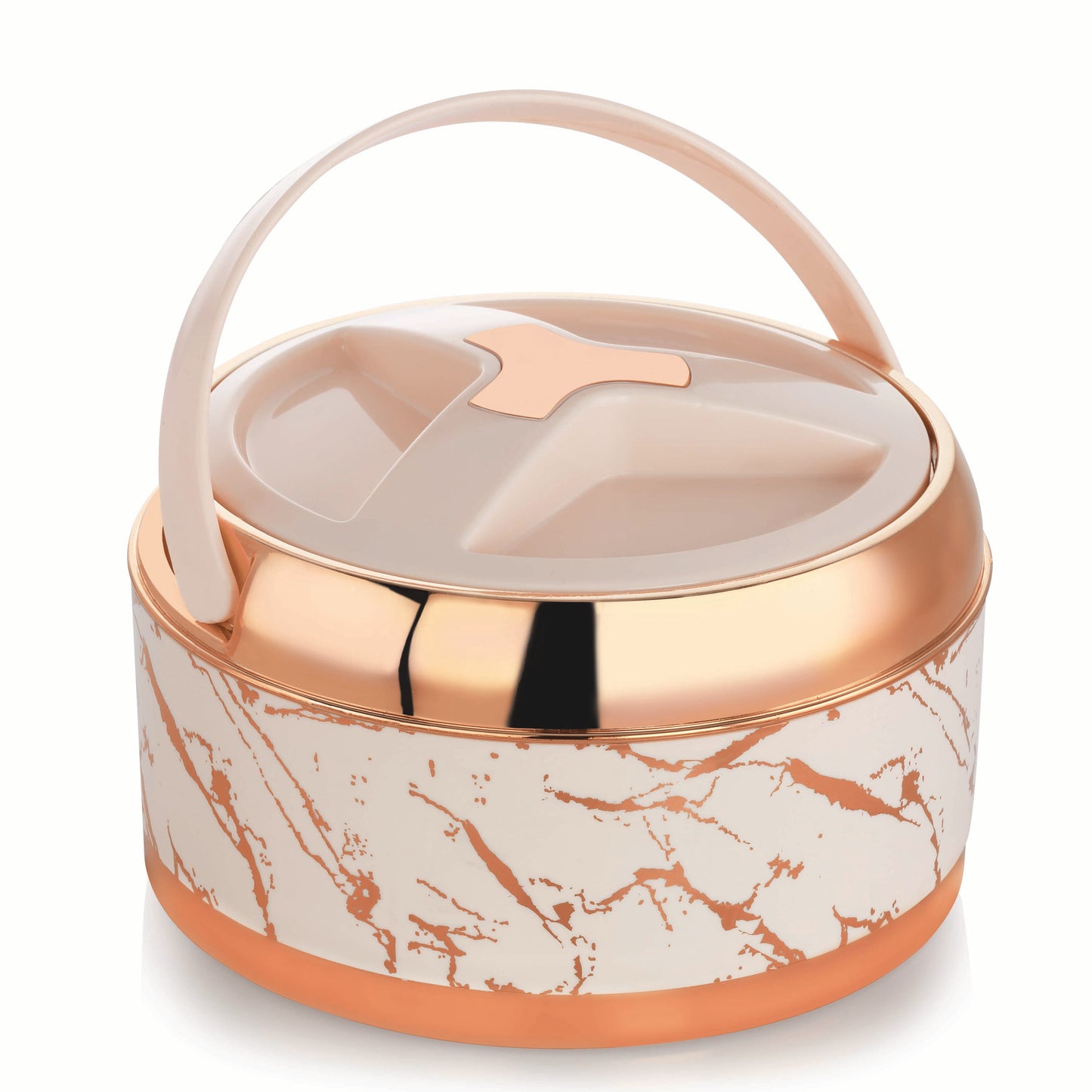 Rolon Celebration 2000|Insulated Inner Steel Casserole|BPA Free| Serving 1100ml|Color Gold & Rose Gold