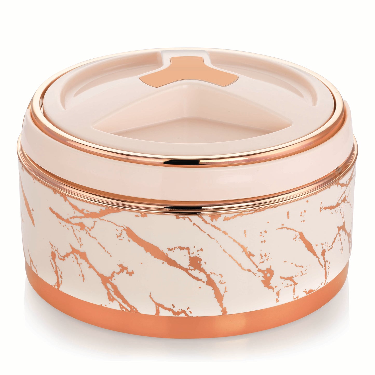 Rolon Celebration 2000|Insulated Inner Steel Casserole|BPA Free| Serving 1100ml|Color Gold & Rose Gold