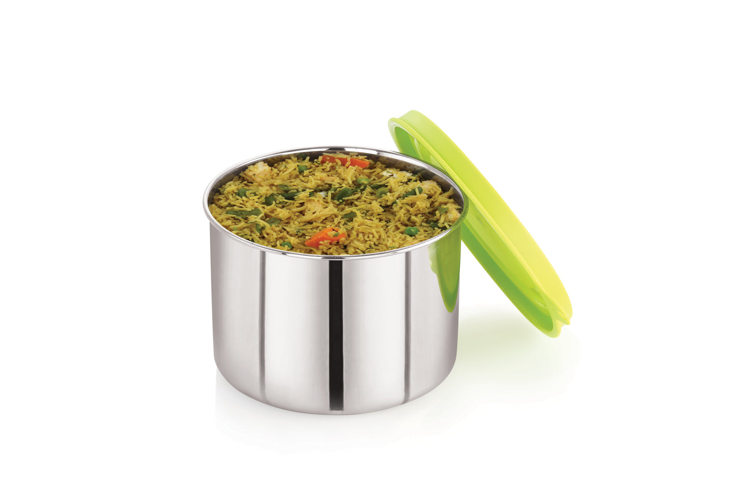 Rolon Lunch Mate 2 Big | 1 Soft lunch pouch & 2 Big size container| Mirror finish container | Freezer Safe